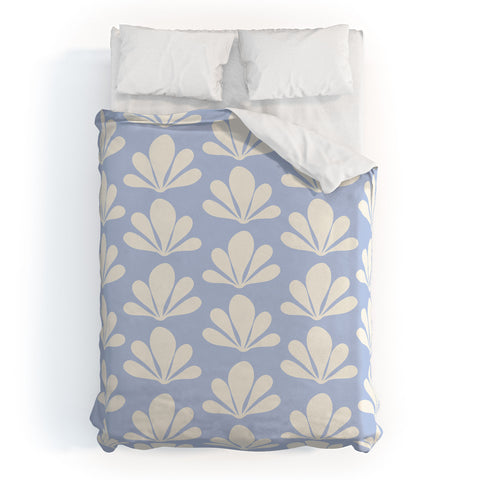 Colour Poems Abstract Plant Pattern IX Duvet Cover