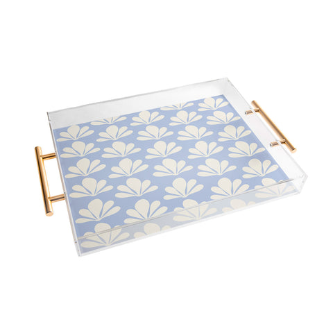 Colour Poems Abstract Plant Pattern IX Acrylic Tray