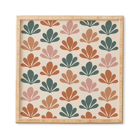 Colour Poems Abstract Plant Pattern V Framed Wall Art havenly