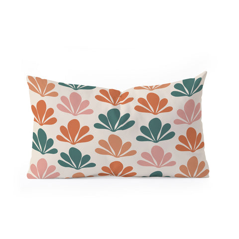 Colour Poems Abstract Plant Pattern V Oblong Throw Pillow Havenly