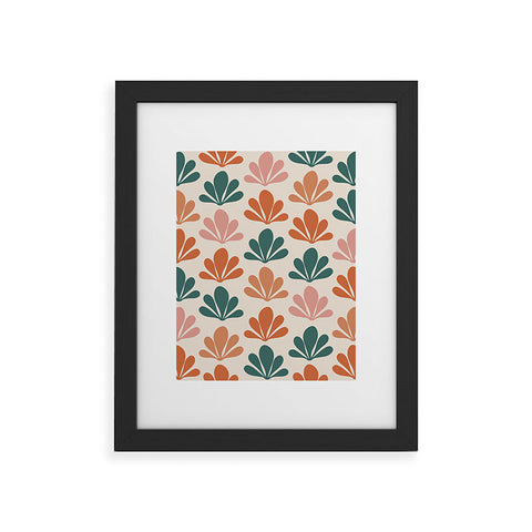 Colour Poems Abstract Plant Pattern V Framed Art Print havenly