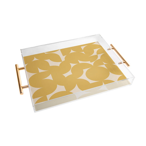 Colour Poems Abstract Shapes Collage IV Acrylic Tray