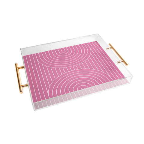 Colour Poems Arch Symmetry V Acrylic Tray