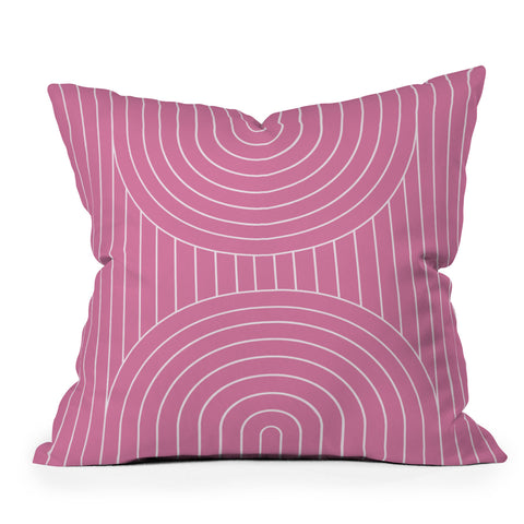 Colour Poems Arch Symmetry V Outdoor Throw Pillow