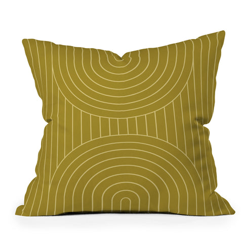 Colour Poems Arch Symmetry XXXI Outdoor Throw Pillow