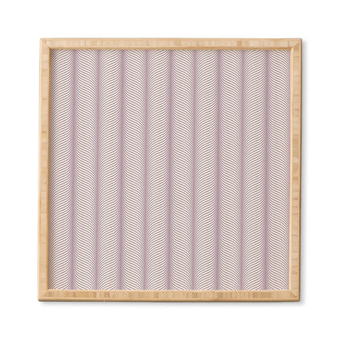 Colour Poems Ardith Pattern XXI Lilac Framed Wall Art