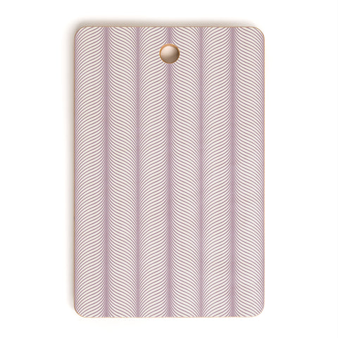 Colour Poems Ardith Pattern XXI Lilac Cutting Board Rectangle