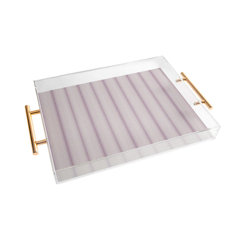 Colour Poems Ardith Pattern XXI Lilac Acrylic Tray