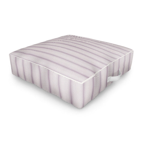 Colour Poems Ardith Pattern XXI Lilac Outdoor Floor Cushion
