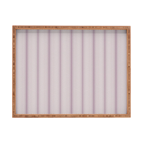 Colour Poems Ardith Pattern XXI Lilac Rectangular Tray