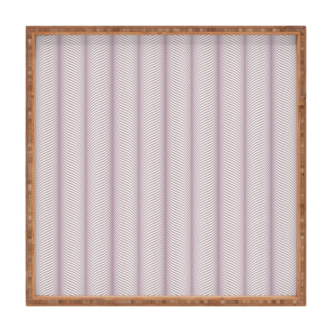 Colour Poems Ardith Pattern XXI Lilac Square Tray