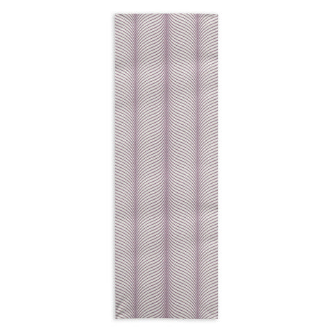 Colour Poems Ardith Pattern XXI Lilac Yoga Towel
