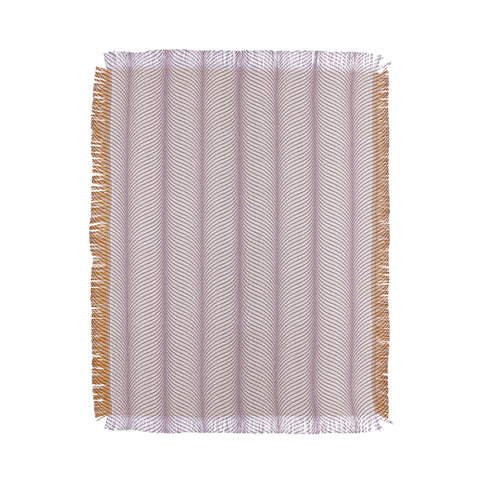 Colour Poems Ardith Pattern XXI Lilac Throw Blanket