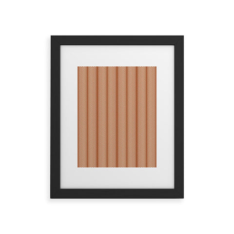 Colour Poems Ardith XXV Orange Framed Art Print