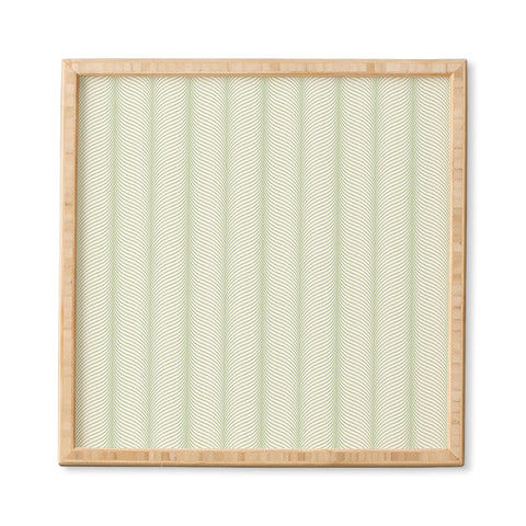 Colour Poems Ardith XXXIII Green Framed Wall Art