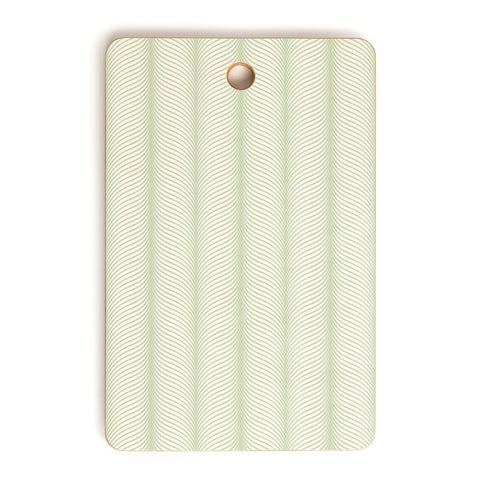 Colour Poems Ardith XXXIII Green Cutting Board Rectangle