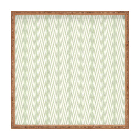 Colour Poems Ardith XXXIII Green Square Tray