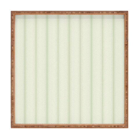 Colour Poems Ardith XXXIII Green Square Tray