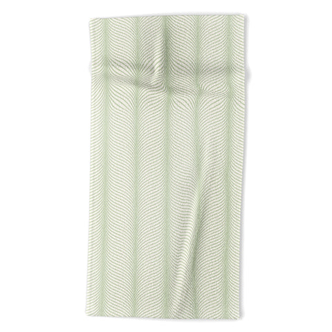 Colour Poems Ardith XXXIII Green Beach Towel