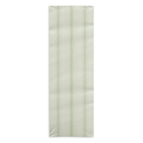 Colour Poems Ardith XXXIII Green Yoga Towel