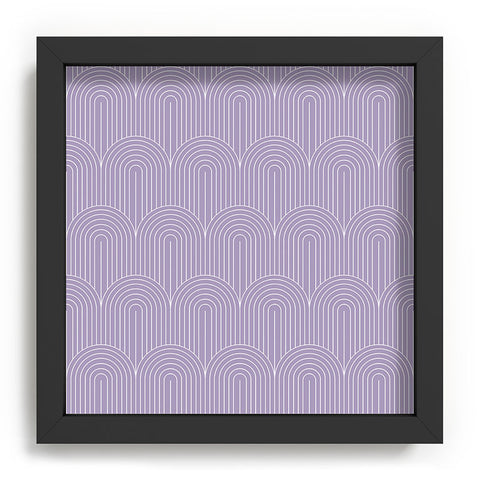 Colour Poems Art Deco Arch Pattern Lilac Recessed Framing Square
