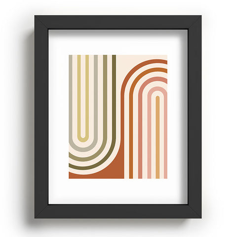 Colour Poems Bold Curvature Stripes I Recessed Framing Rectangle
