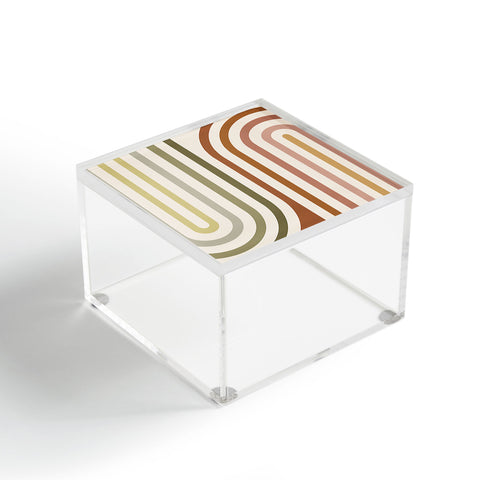 Colour Poems Bold Curvature Stripes I Acrylic Box