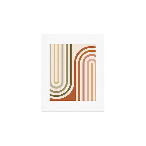 Colour Poems Bold Curvature Stripes I Art Print