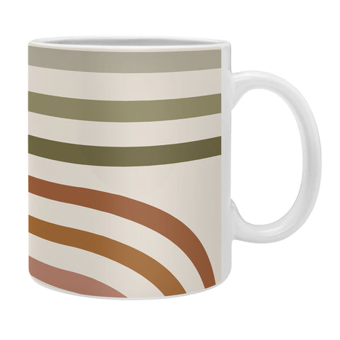 Colour Poems Bold Curvature Stripes I Coffee Mug