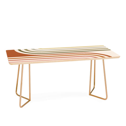 Colour Poems Bold Curvature Stripes I Coffee Table