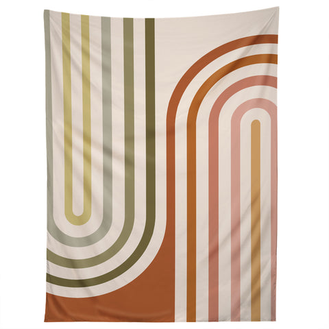 Colour Poems Bold Curvature Stripes I Tapestry