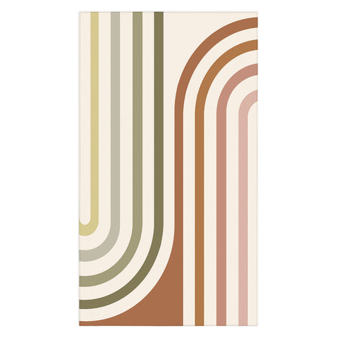 Colour Poems Bold Curvature Stripes I Tablecloth