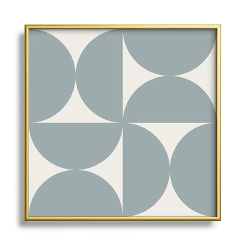 Colour Poems Bold Minimalism CI Square Metal Framed Art Print
