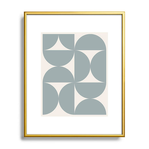 Colour Poems Bold Minimalism CI Metal Framed Art Print