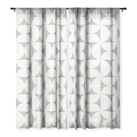 Colour Poems Bold Minimalism CII Sheer Window Curtain