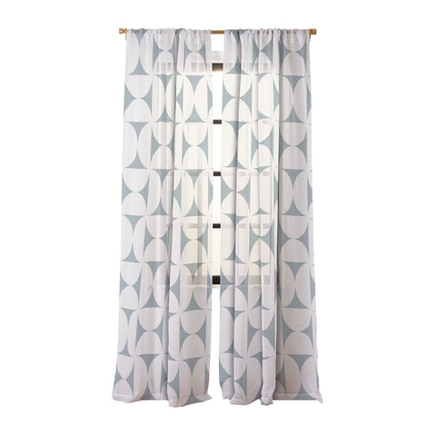 Colour Poems Bold Minimalism CII Sheer Window Curtain