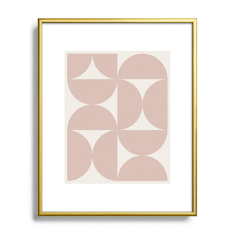 Colour Poems Bold Minimalism CIII Metal Framed Art Print