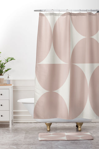 Colour Poems Bold Minimalism CIII Shower Curtain And Mat