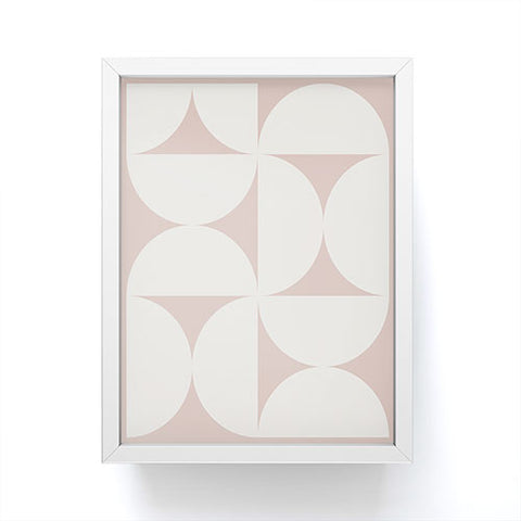 Colour Poems Bold Minimalism CIV Framed Mini Art Print