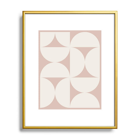 Colour Poems Bold Minimalism CIV Metal Framed Art Print