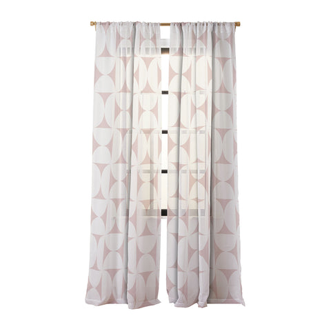 Colour Poems Bold Minimalism CIV Sheer Window Curtain