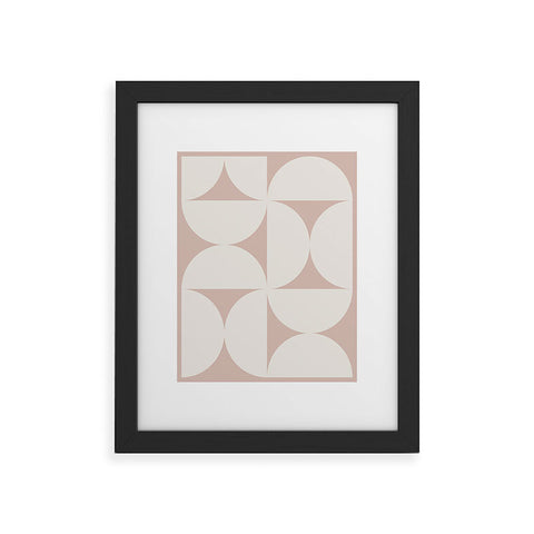 Colour Poems Bold Minimalism CIV Framed Art Print