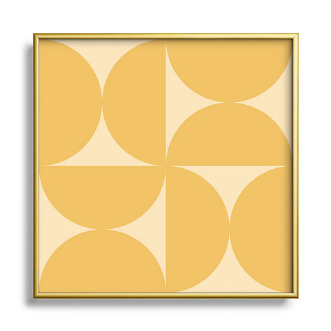 Colour Poems Bold Minimalism CV Square Metal Framed Art Print