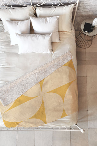 Colour Poems Bold Minimalism CVI Fleece Throw Blanket