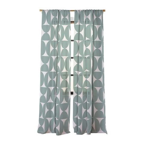 Colour Poems Bold Minimalism CXI Sheer Window Curtain
