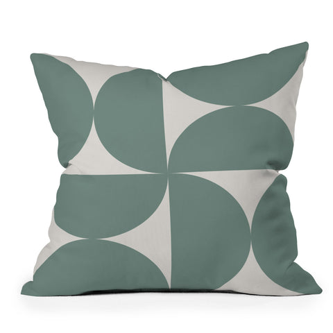 Colour Poems Bold Minimalism CXI Throw Pillow