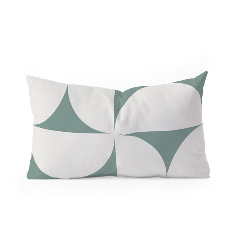 Colour Poems Bold Minimalism CXII Oblong Throw Pillow