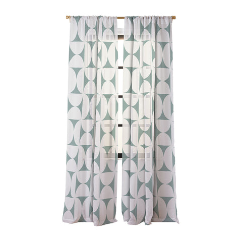Colour Poems Bold Minimalism CXII Sheer Window Curtain