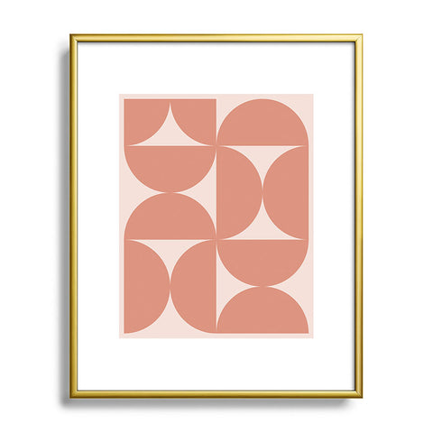 Colour Poems Bold Minimalism CXXI Metal Framed Art Print