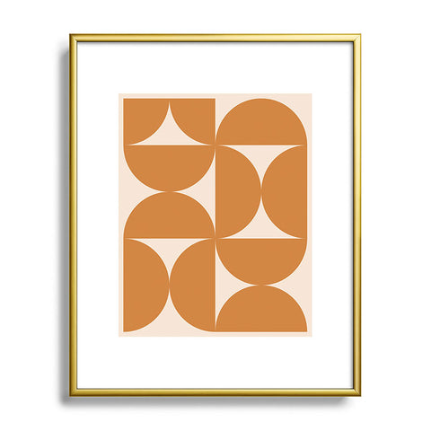 Colour Poems Bold Minimalism LXXIV Metal Framed Art Print